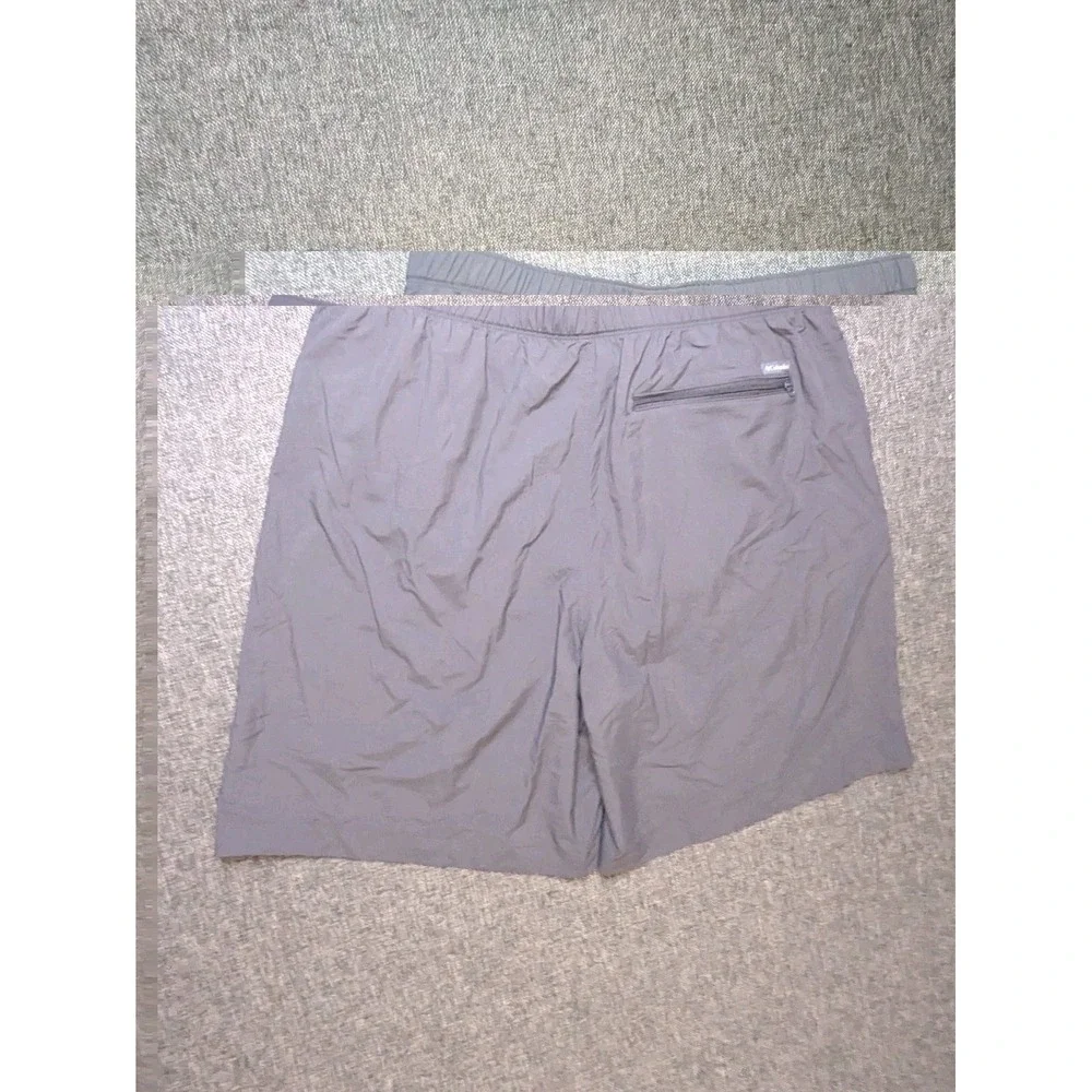 Columbia Gray Belted Board Utility Shorts Mens Large Outdoor 8